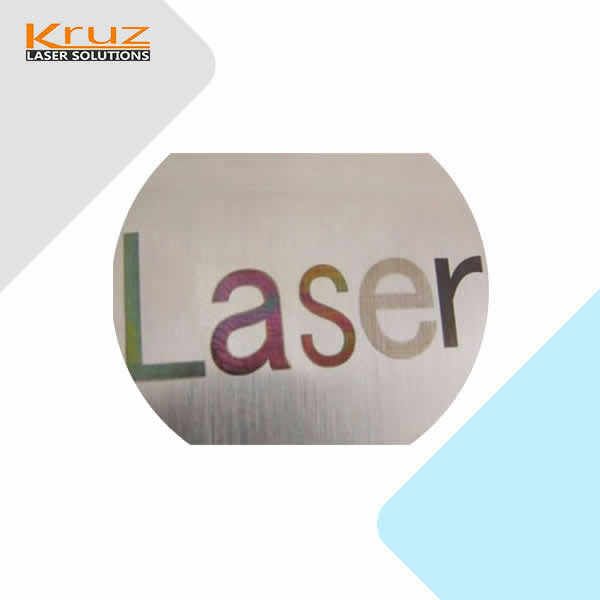 Color laser marking machine
